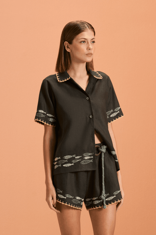 Shorts de Linho Módica