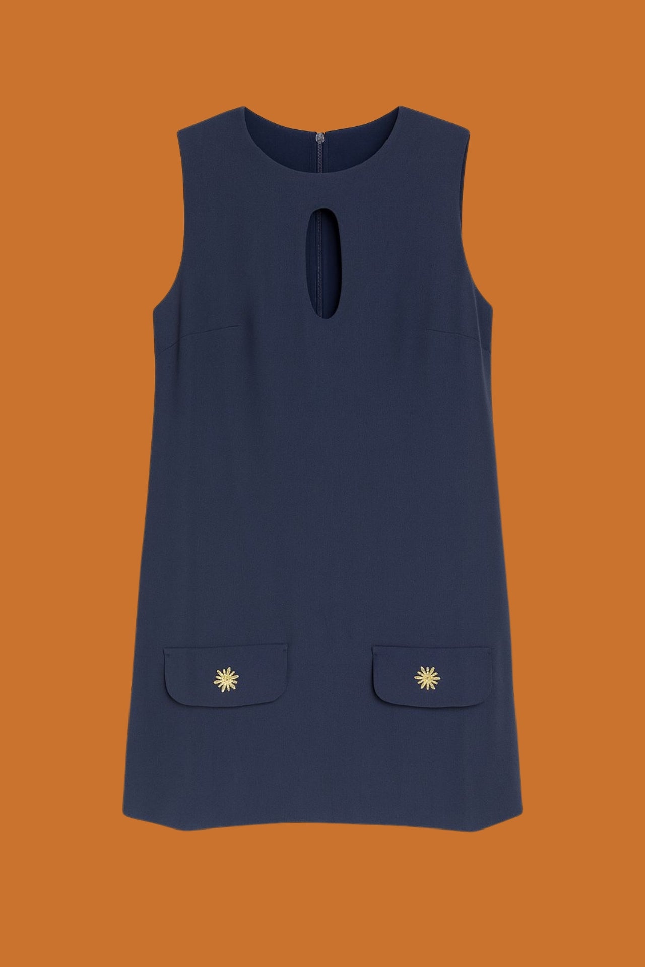 Vestido Curto Crepe Abertura Jatiúca