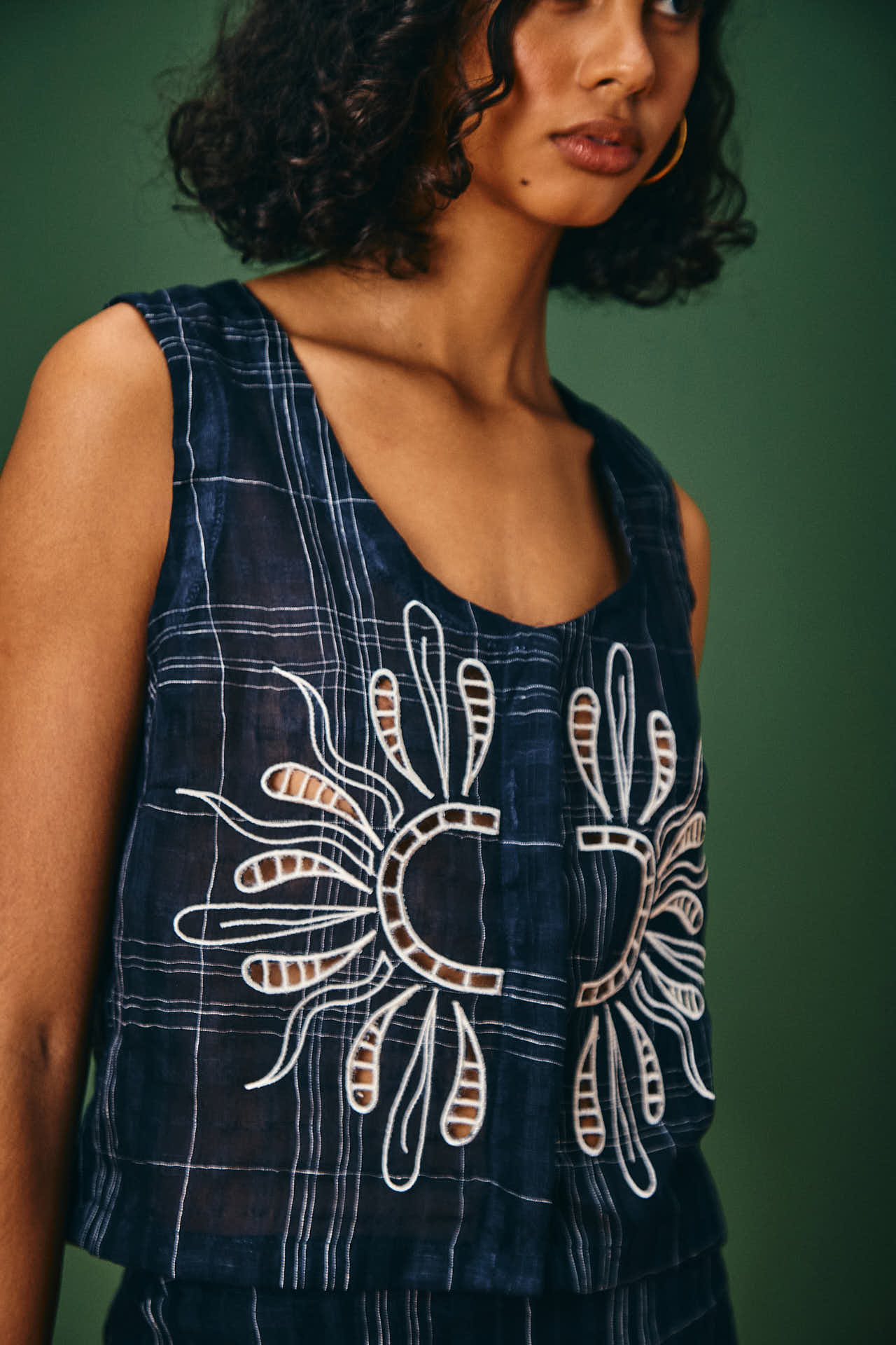 Colete Xadrez Bordado Arapiraca