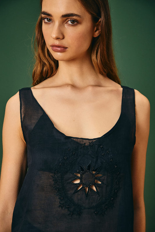 Regata Bordado Pedras Tacima