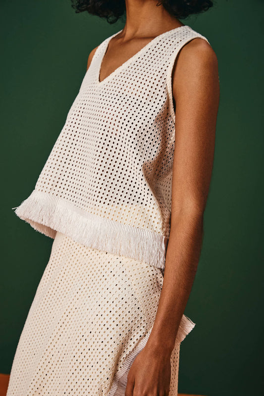 Regata Furadinha com Franja Tianguá