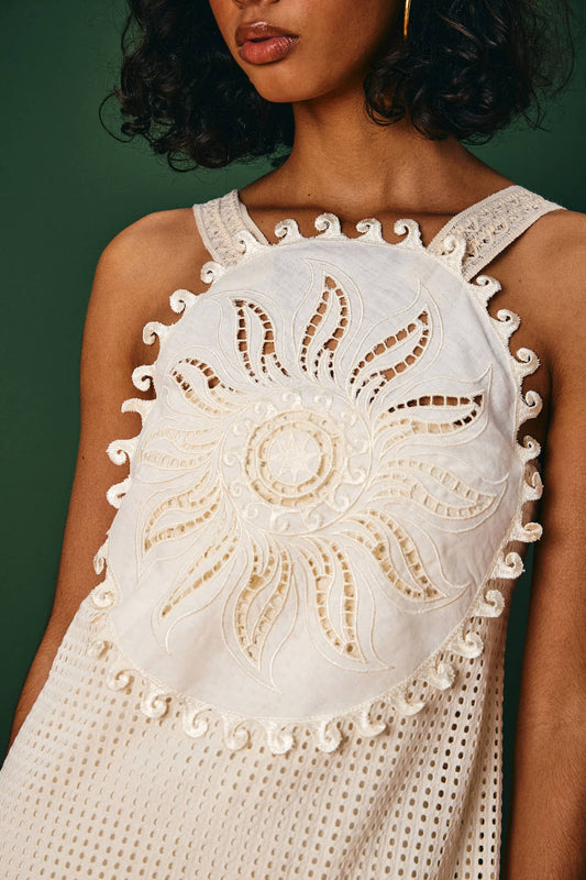 Vestido Longo Bordado Tianguá