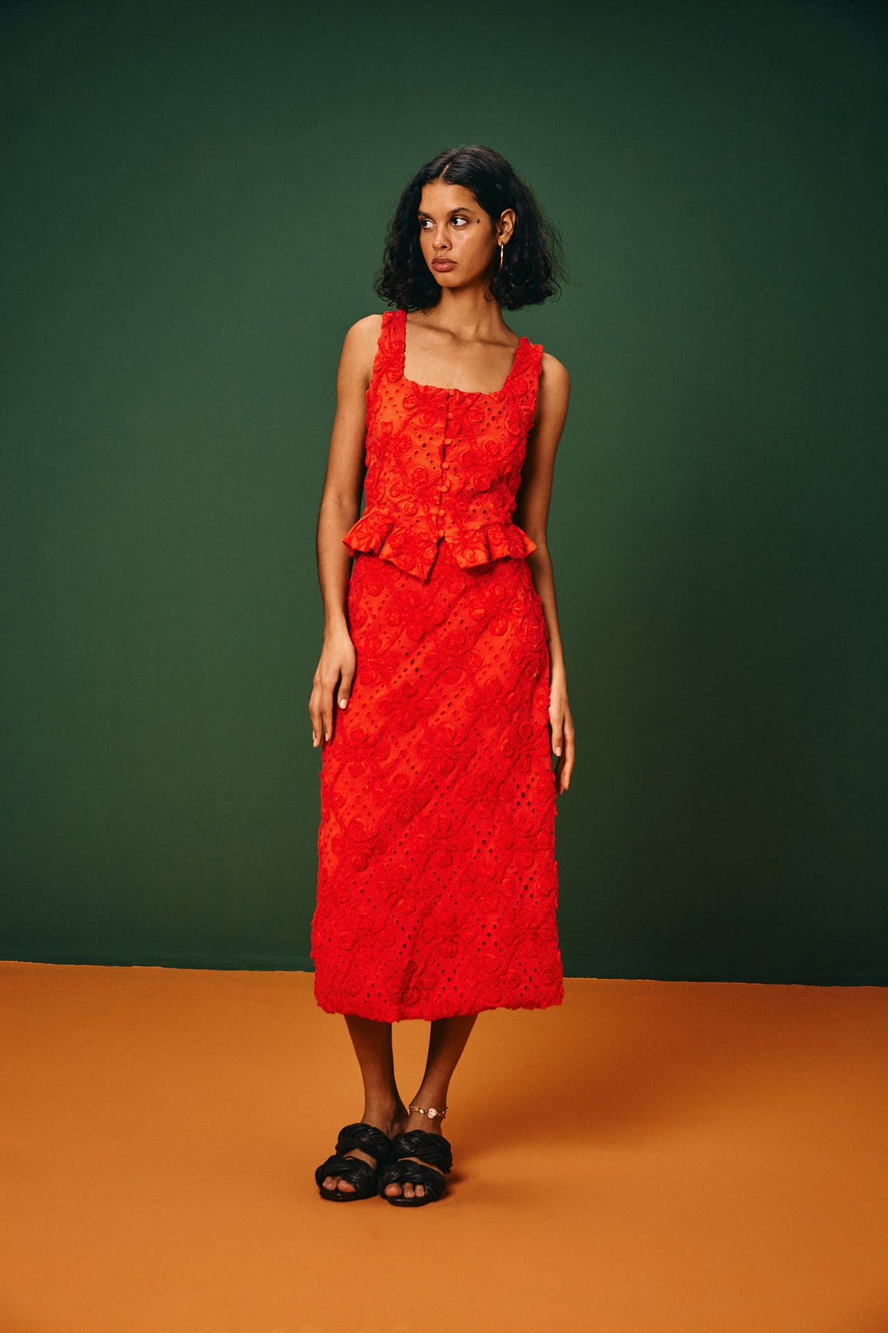 Blusa Babado e Botões Belo Jardim