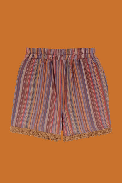 Shorts Listrado Franja Olindina