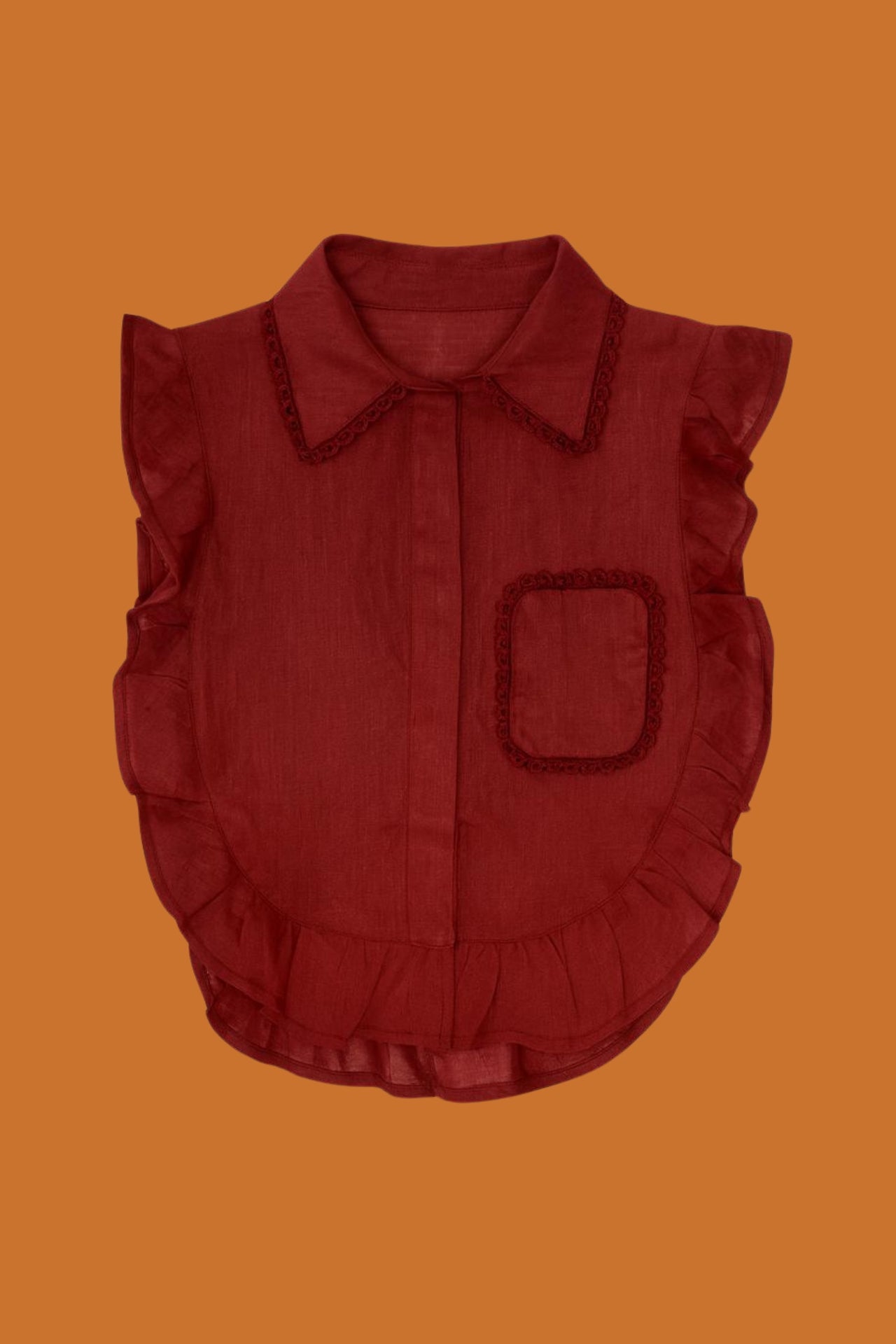 Blusa Babado Linho Condado