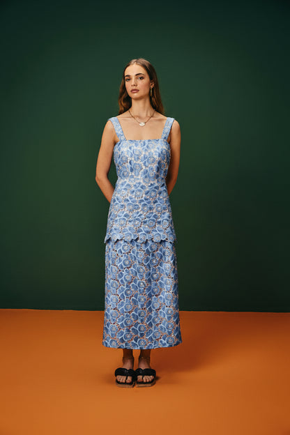 Vestido Longo com Body Ingá