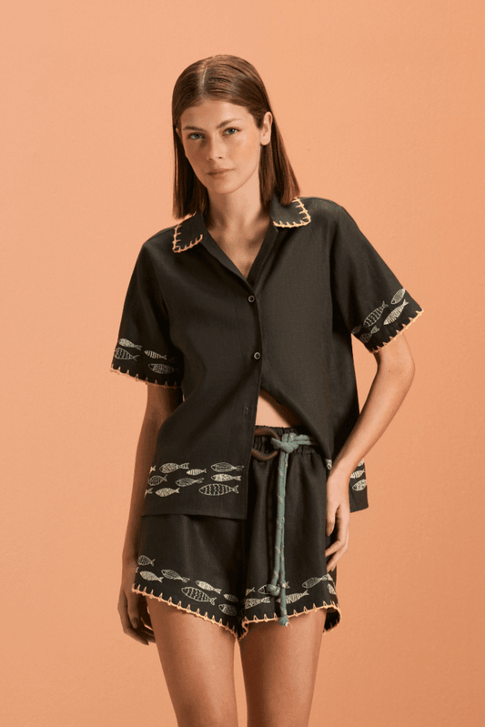 Shorts de Linho Módica