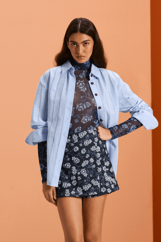 Shorts Saia Estampado Vulcano