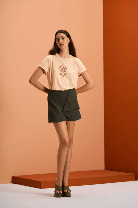Shorts Babado Tropea