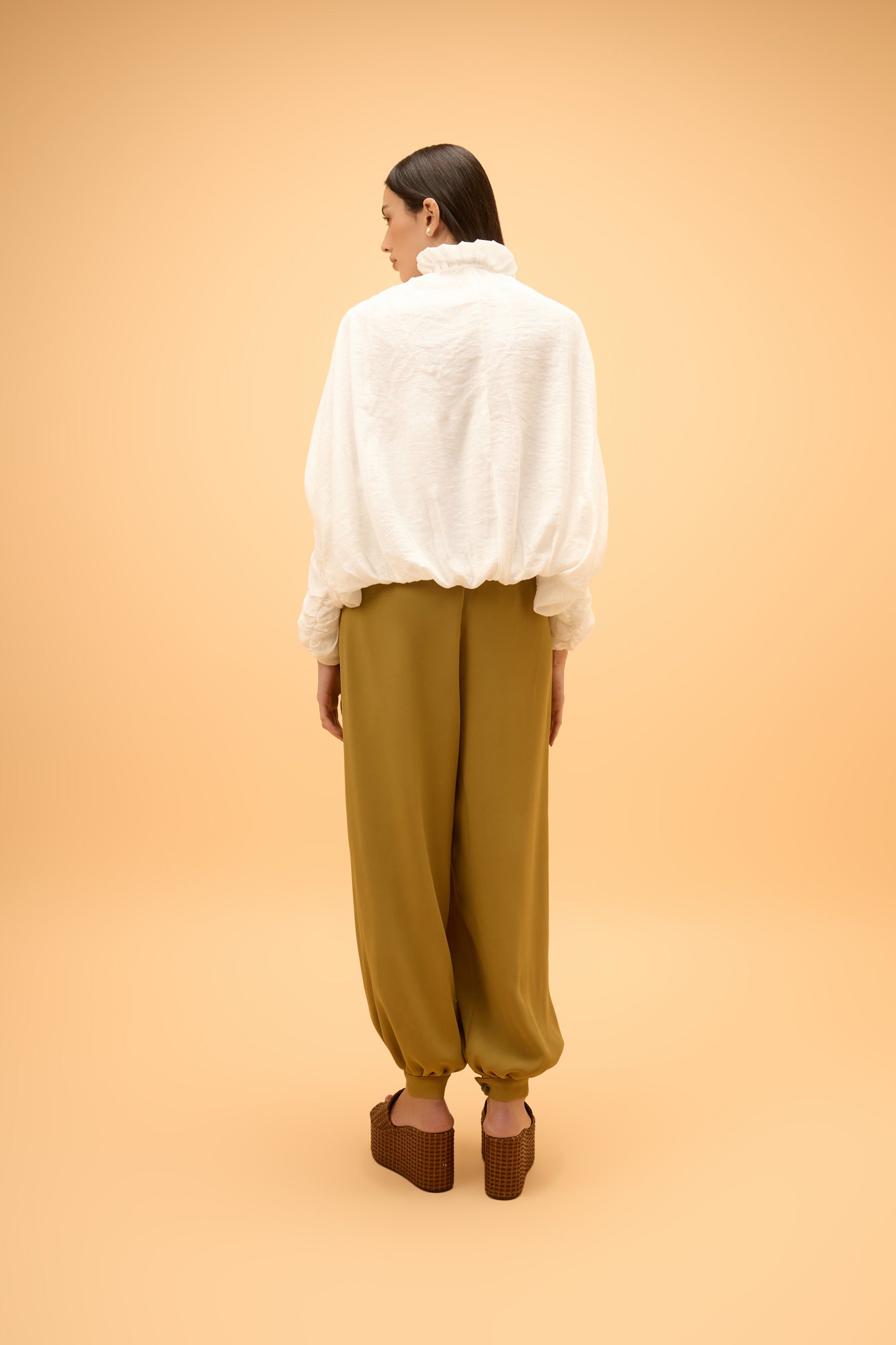 Blusa Ampla Manga Longa Balone Veraneio