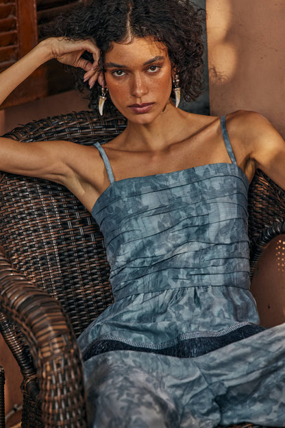 Blusa Drapeada Franja Timbaúba