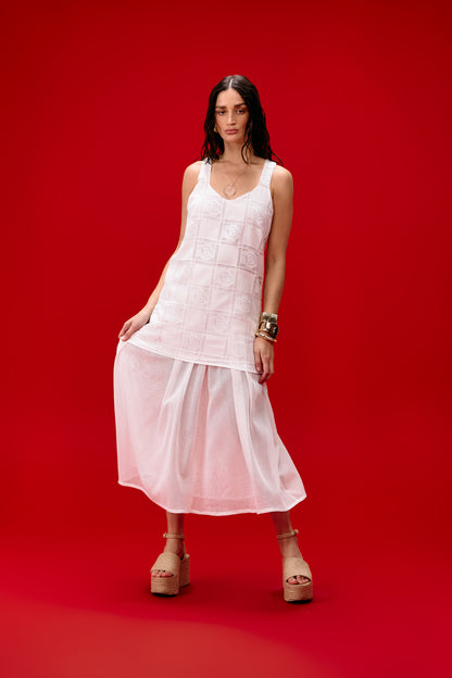 Vestido Longo Brisa Rendada
