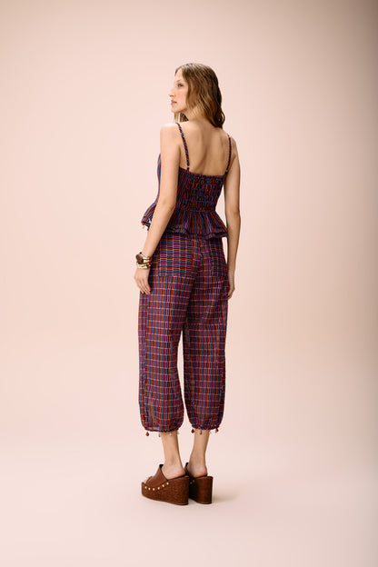 Calça Casinha Listrada
