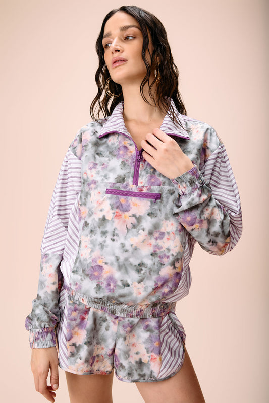 Blusa de manga longa Floral