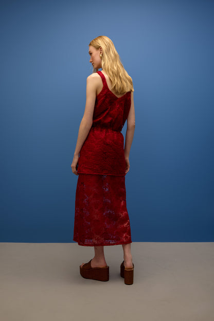Vestido Alças com Cinto Conchas
