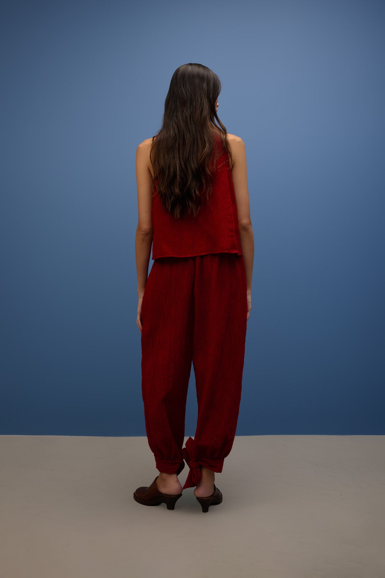 Calça Punho Laço Dunas