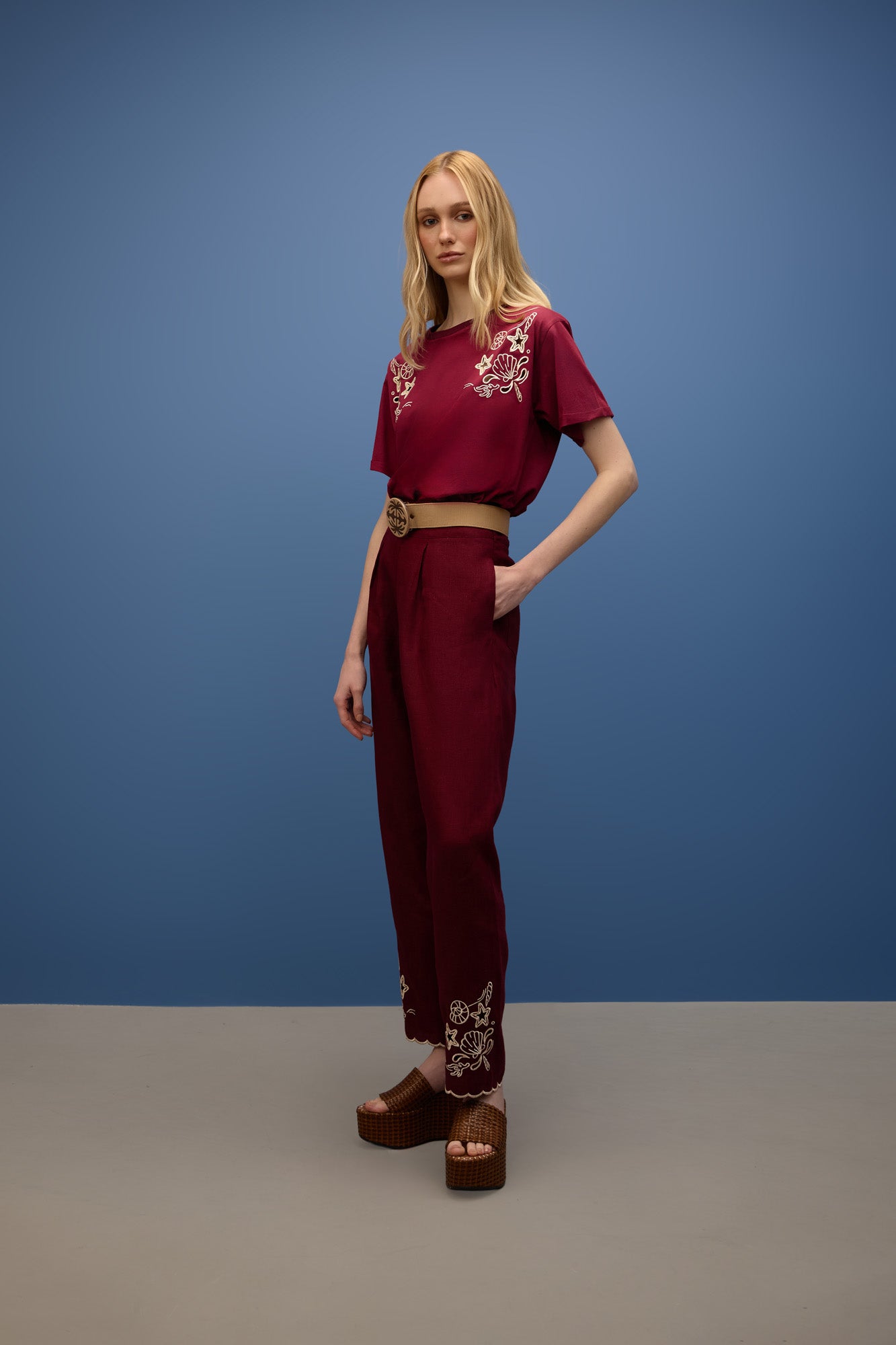 T-shirt Bordado Ilhas