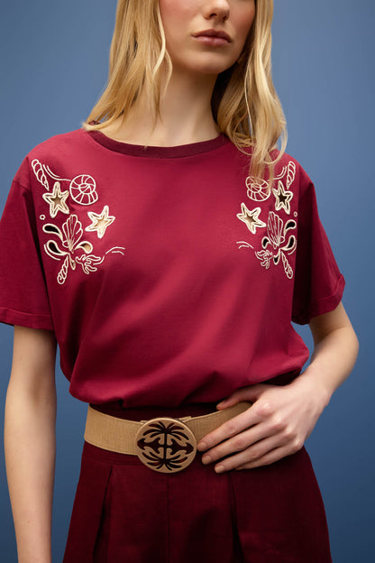 T-shirt Bordado Ilhas