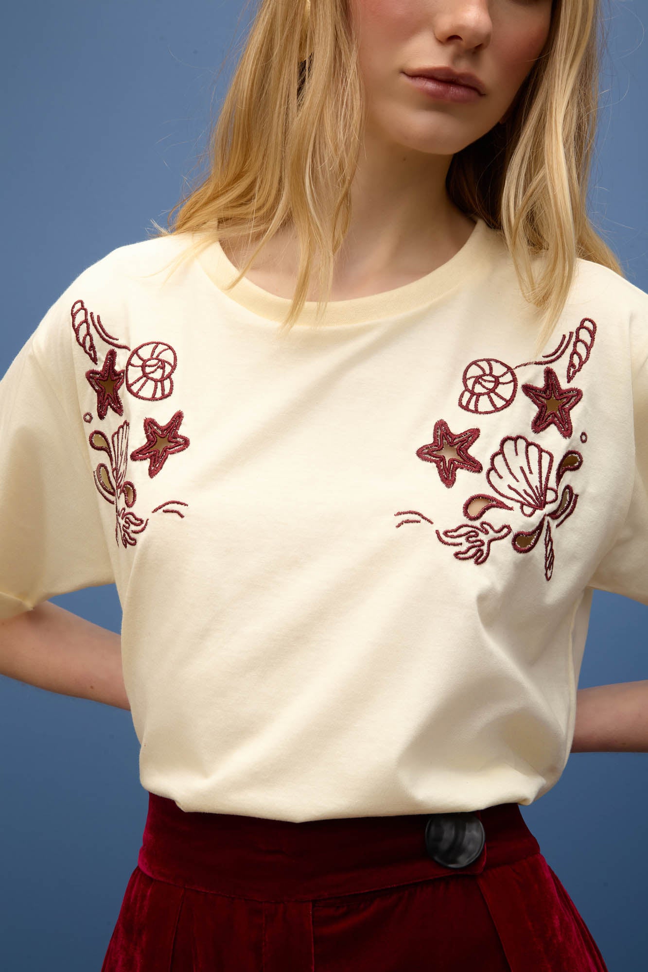 T-shirt Bordado Ilhas