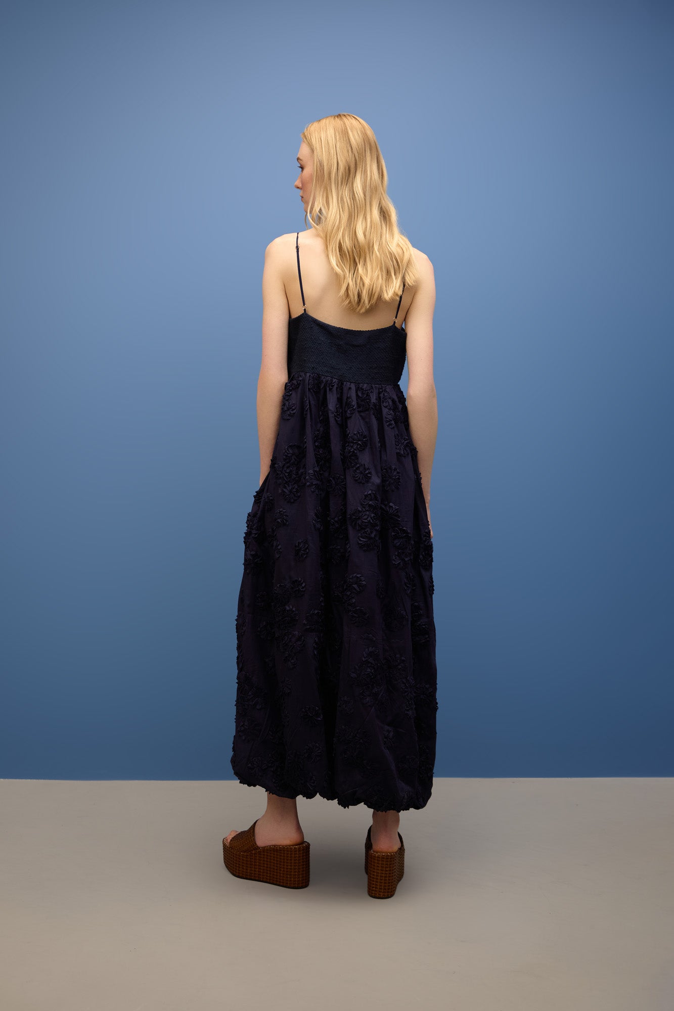 Vestido Alças Flores 3D Marina