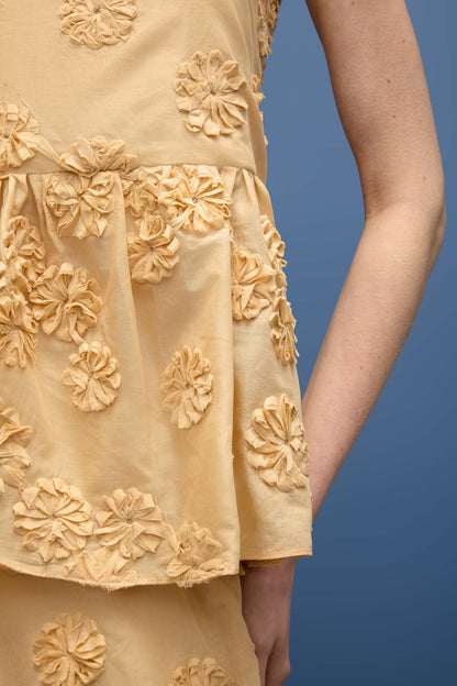 Blusa Alças Flores 3D Marina