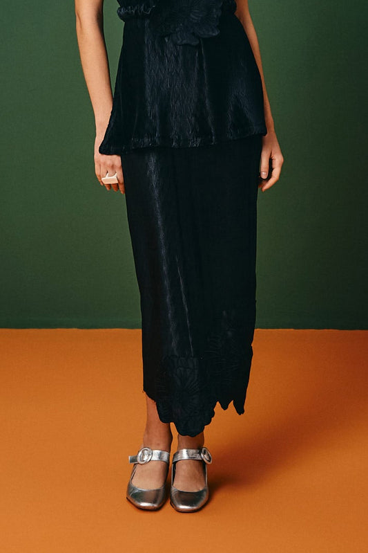 Saia Longa Plissada Candeias