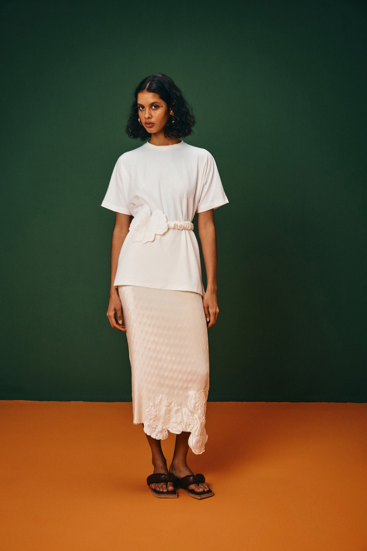 Saia Longa Plissada Candeias