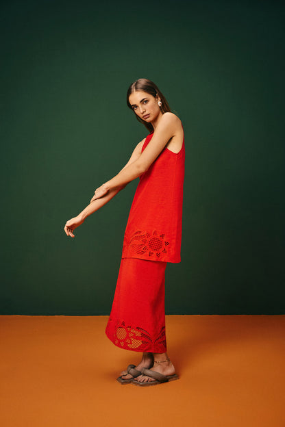 Vestido Bordado Barra Iguatú