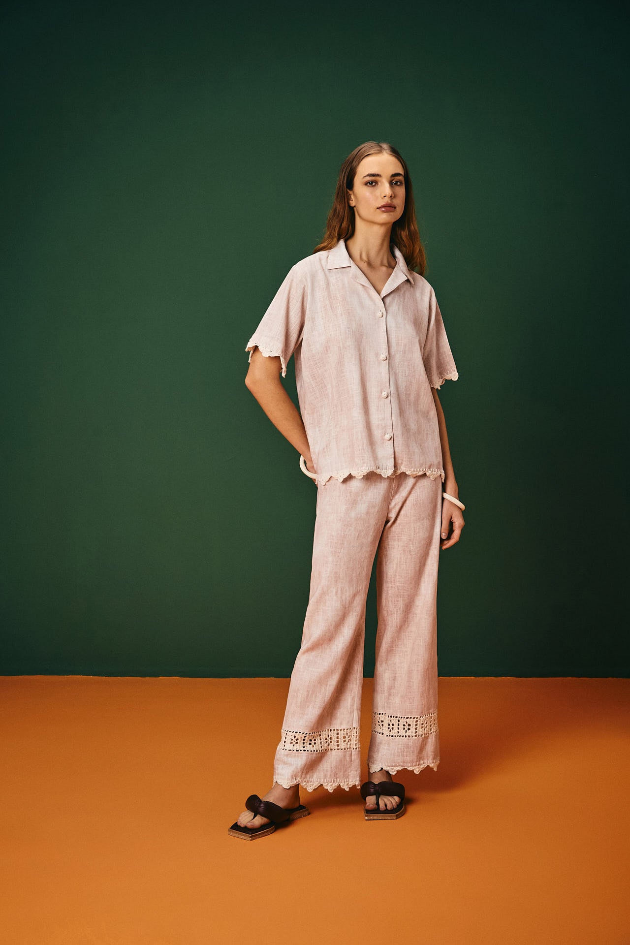 Calça Crochet Barra Delmiro Gouveia