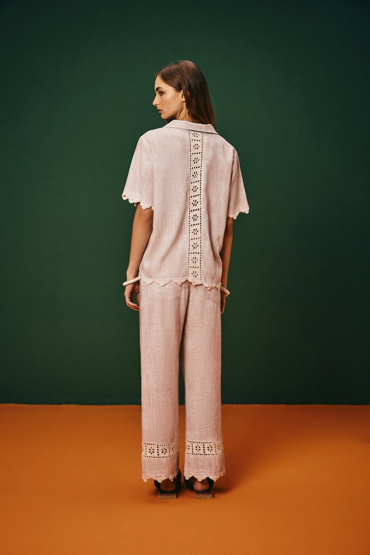 Calça Crochet Barra Delmiro Gouveia