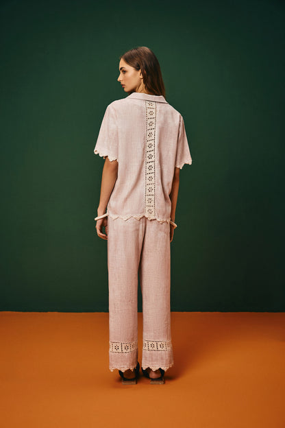 Calça Crochet Barra Delmiro Gouveia