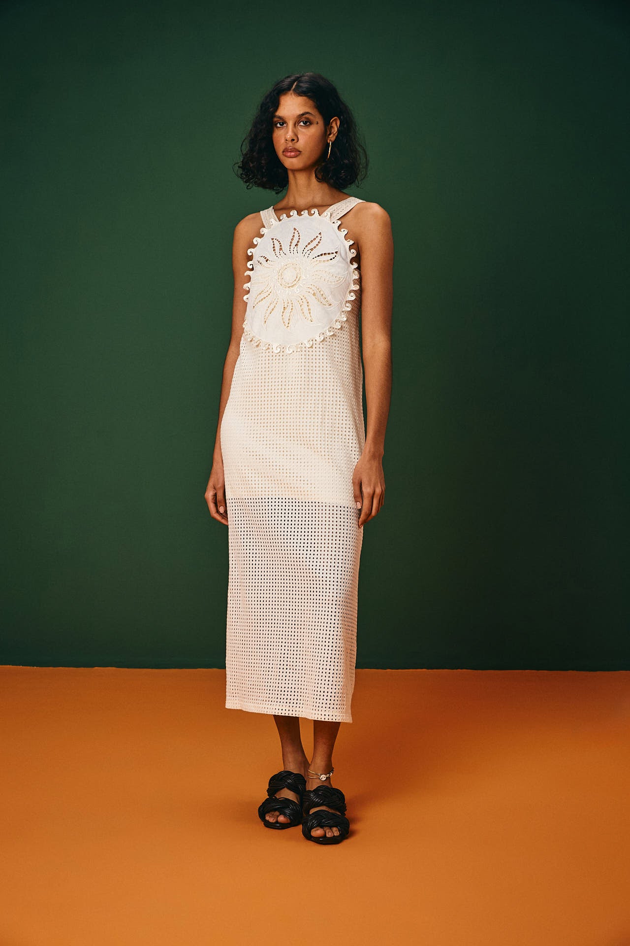 Vestido Longo Bordado Tianguá