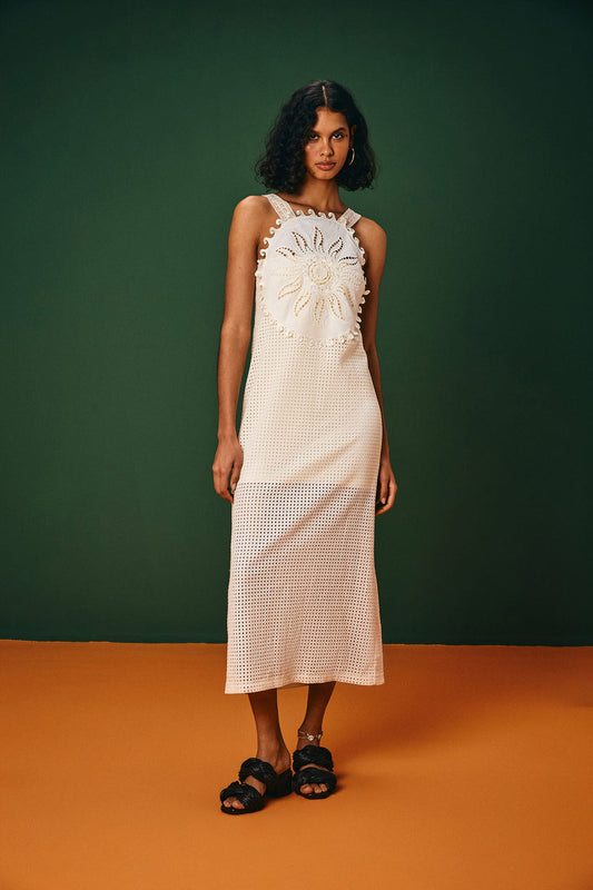 Vestido Longo Bordado Tianguá