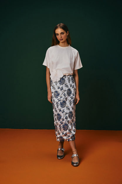 Saia Longa Jacquard Triunfo