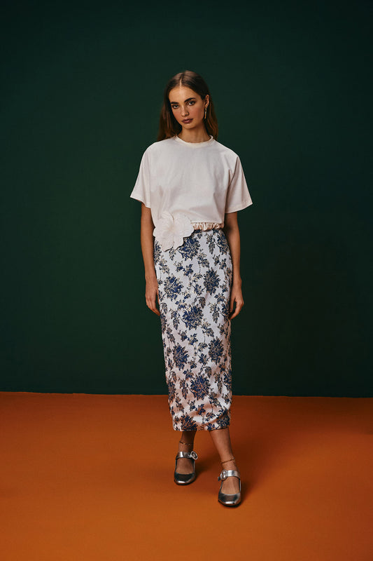 Saia Longa Jacquard Triunfo