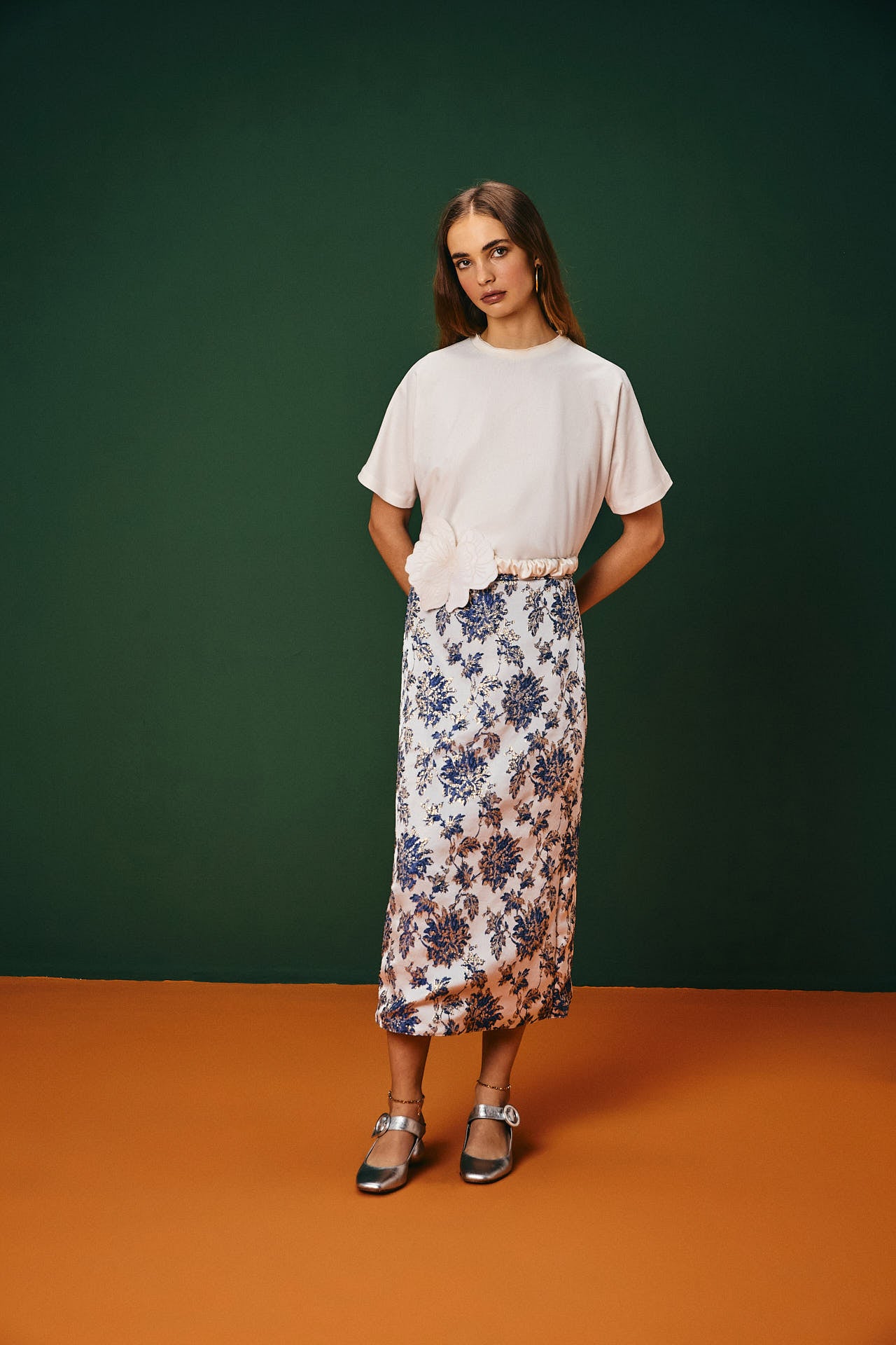 Saia Longa Jacquard Triunfo