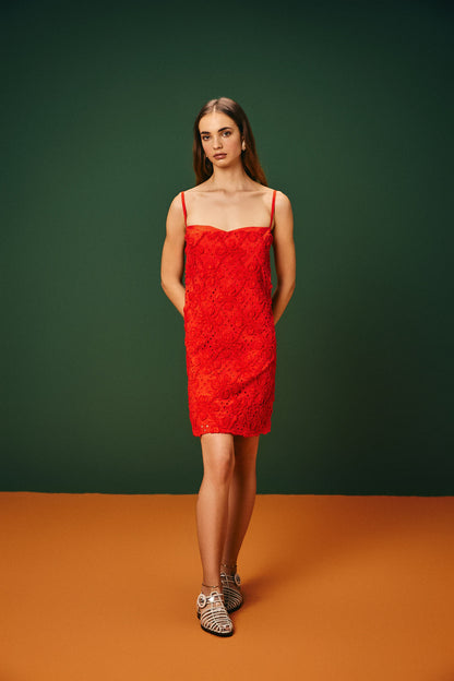 Vestido Curto Alças Belo Jardim