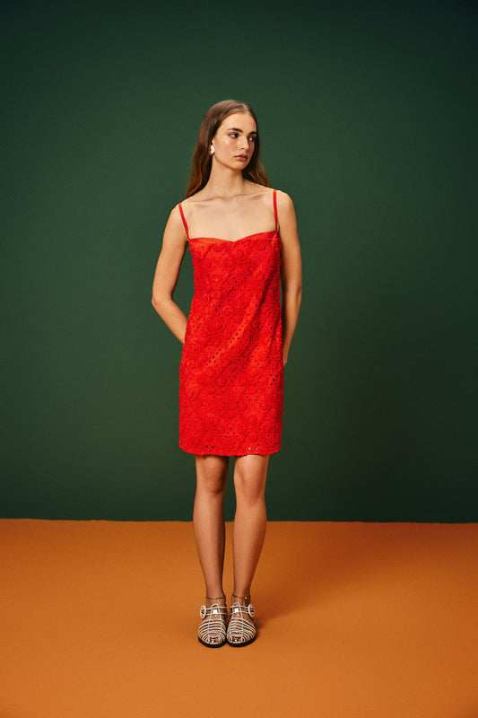 Vestido Curto Alças Belo Jardim