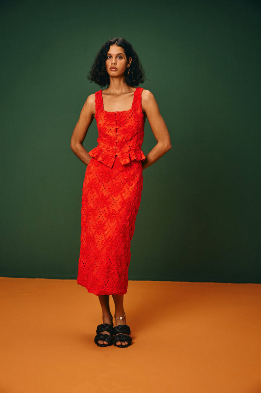 Blusa Babado e Botões Belo Jardim