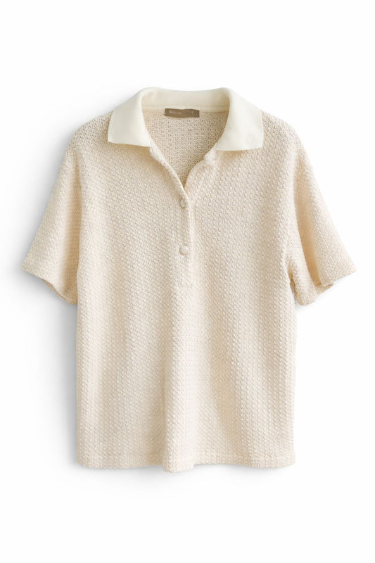 Blusa Manga Curta Polo Brisa