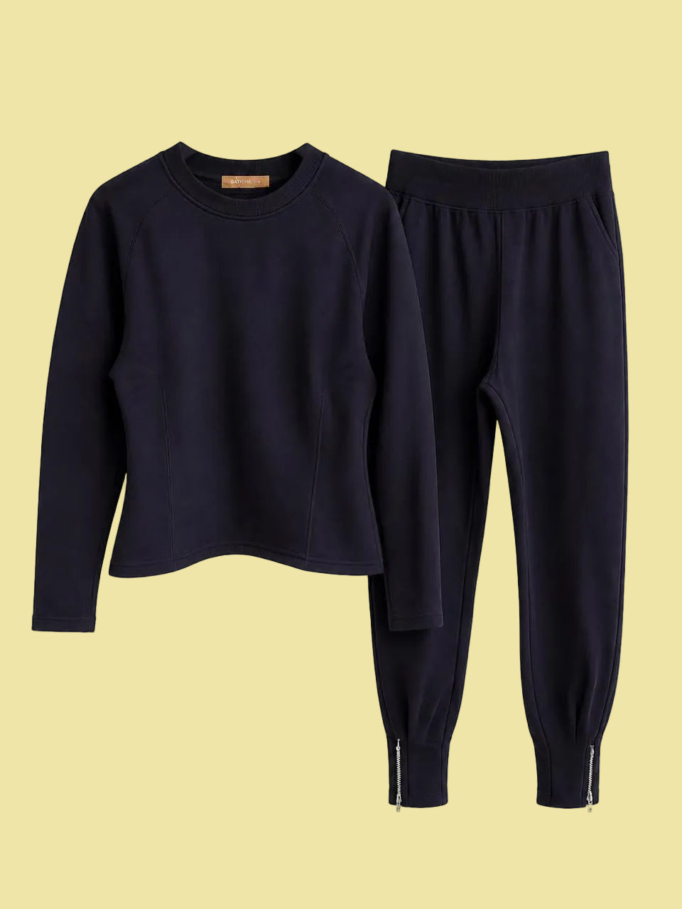 Conjunto Moletom zíper pernas Mar