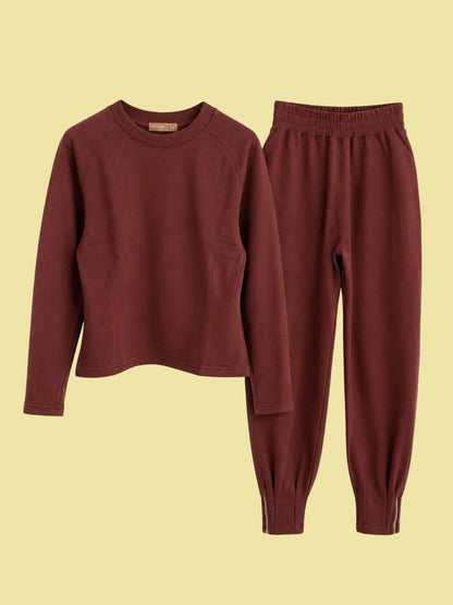 Conjunto Moletom zíper pernas Mar