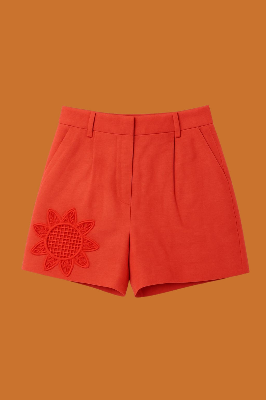 Shorts Linho Com Bordado Iguatú